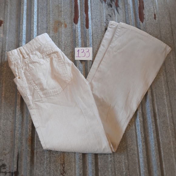 VINTAGE 90's Shimmery Parasuco Jeans - Picture 5 of 11